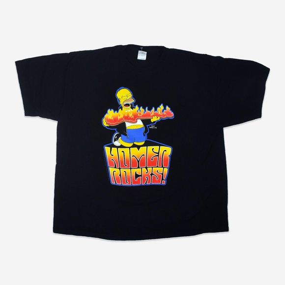 The Simpsons 2009 'Homer Rocks' T-Shirt - Picture 2 of 7